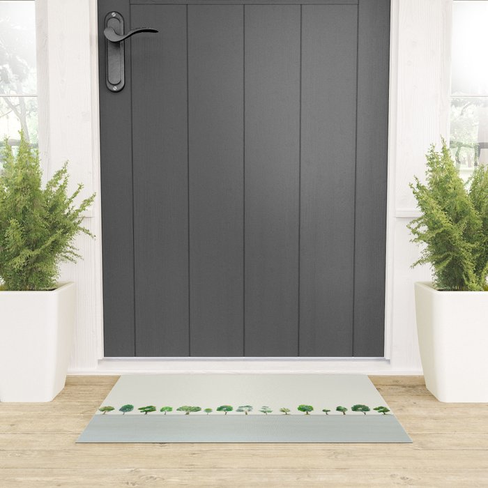 A Row Of Trees Welcome Mat Gallery Image 3