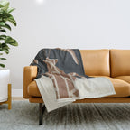 Minimalist Flora 1 Throw Blanket Gallery Image 1