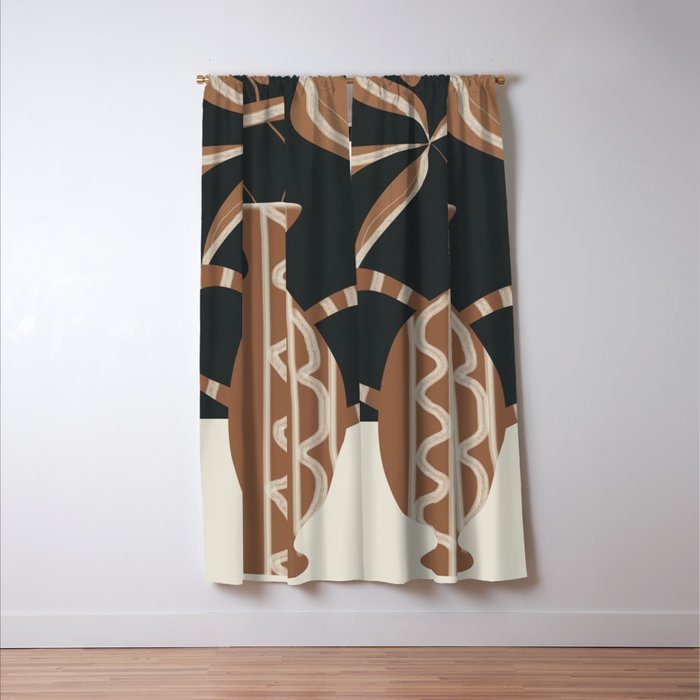 Minimalist Flora 1 Window Curtain Gallery Image 3