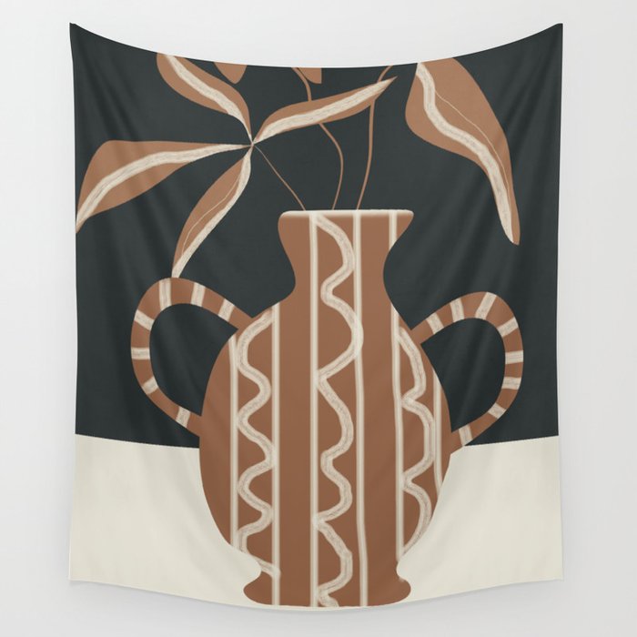 Minimalist Flora 1 Wall Tapestry Gallery Image 4