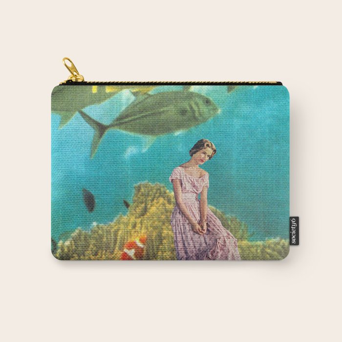 'It's Lonely Down Here' // Under the Sea Carry All Pouch Gallery Image 1