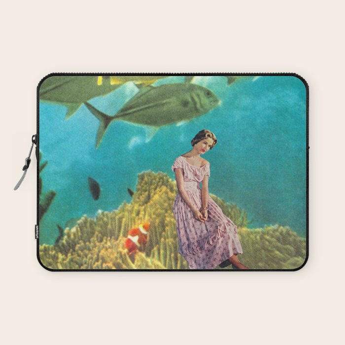 'It's Lonely Down Here' // Under the Sea Laptop Sleeve Gallery Image 1