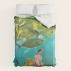 'It's Lonely Down Here' // Under the Sea Duvet Cover Gallery Image 6