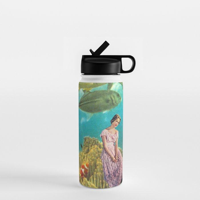 'It's Lonely Down Here' // Under the Sea Water Bottle Gallery Image 1