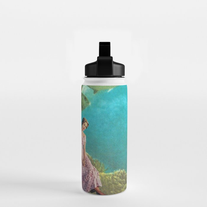 'It's Lonely Down Here' // Under the Sea Water Bottle Gallery Image 2