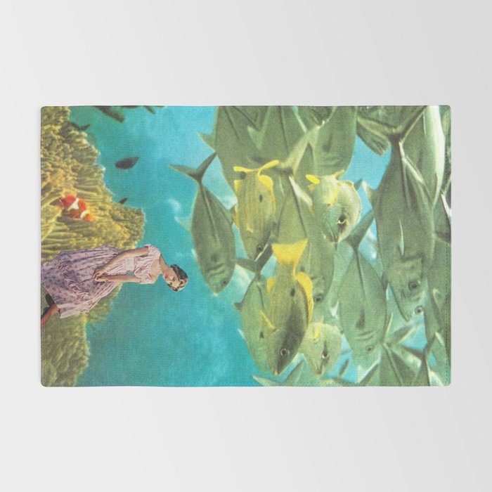 'It's Lonely Down Here' // Under the Sea Rug Gallery Image 2