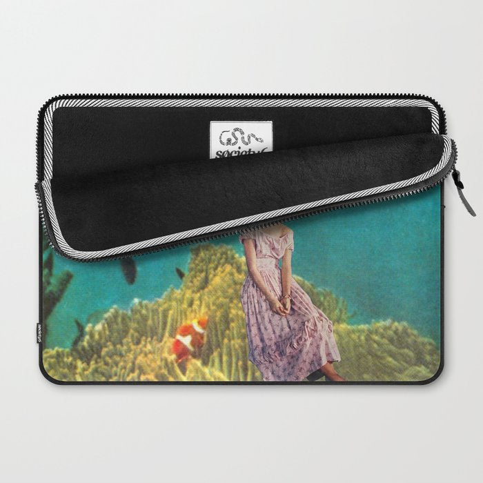 'It's Lonely Down Here' // Under the Sea Laptop Sleeve Gallery Image 2
