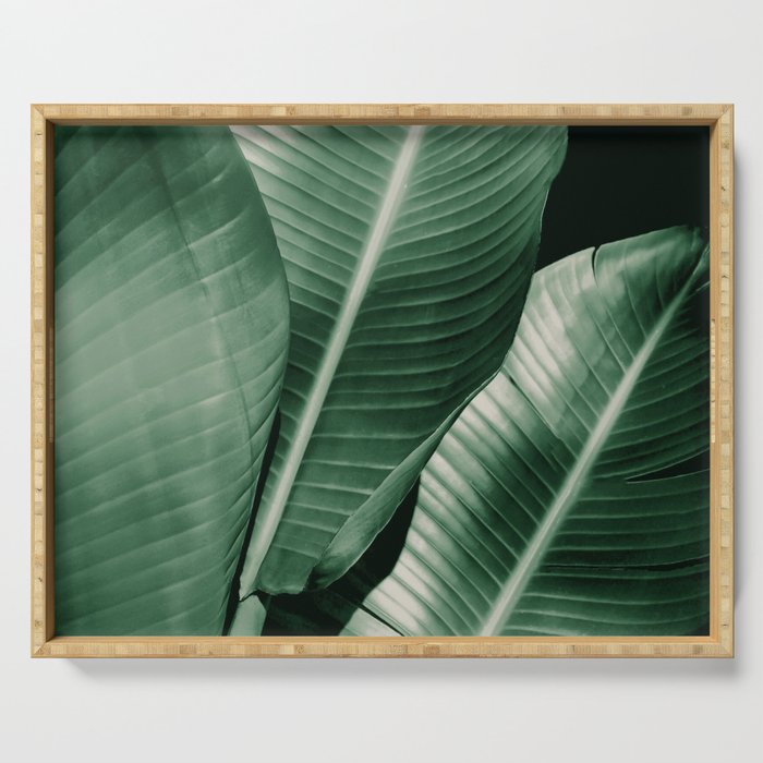 Banana leaf allure Serving Tray Gallery Image 1
