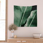 Banana leaf allure Wall Tapestry Gallery Image 2