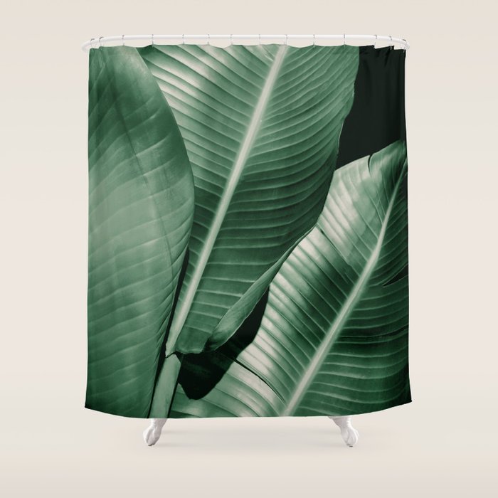 Banana leaf allure Shower Curtain Gallery Image 1
