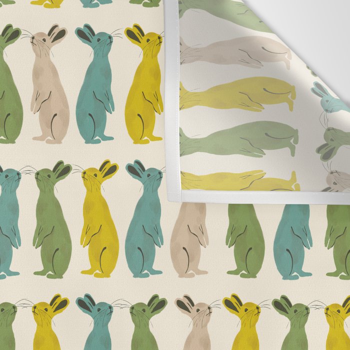 Rows Of Rabbits Wall Tapestry Gallery Image 3