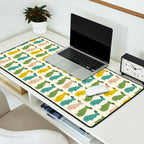 Rows Of Rabbits Desk Mat Gallery Image 2