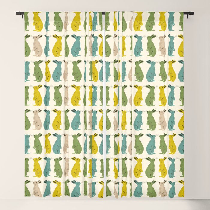 Rows Of Rabbits Window Curtain Gallery Image 5