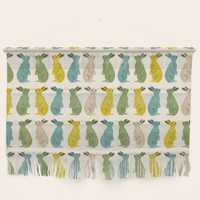Rows Of Rabbits Wall Hanging Gallery Image 1