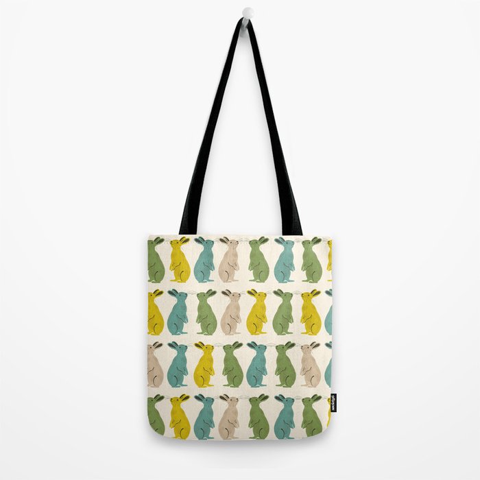 Rows Of Rabbits Tote Bag Gallery Image 2