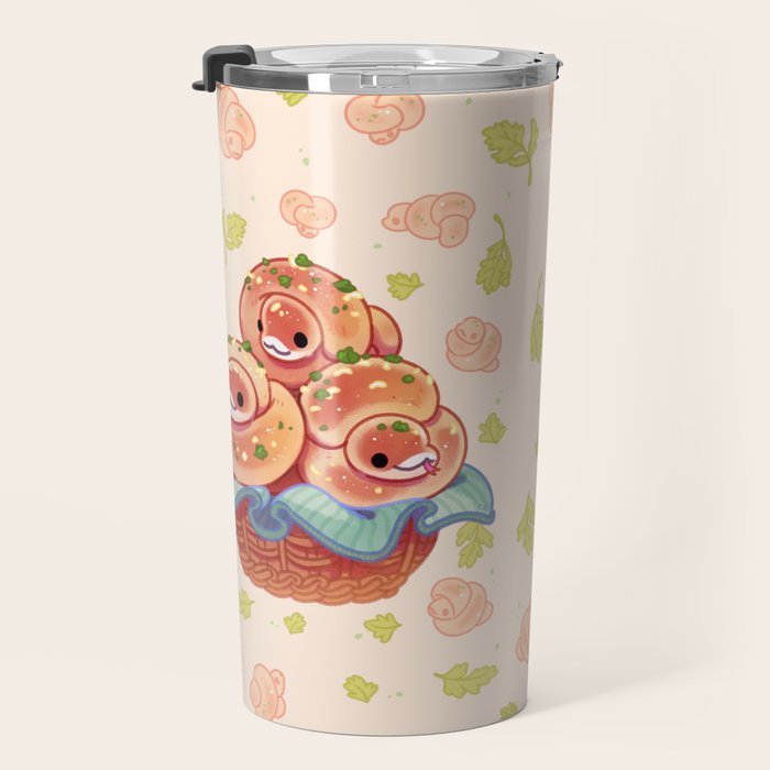 Garlic knot pythons Travel Mug Gallery Image 3