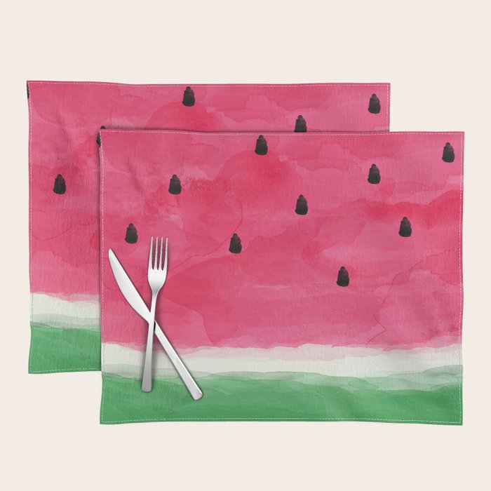 Watermelon Abstract Placemat Gallery Image 1