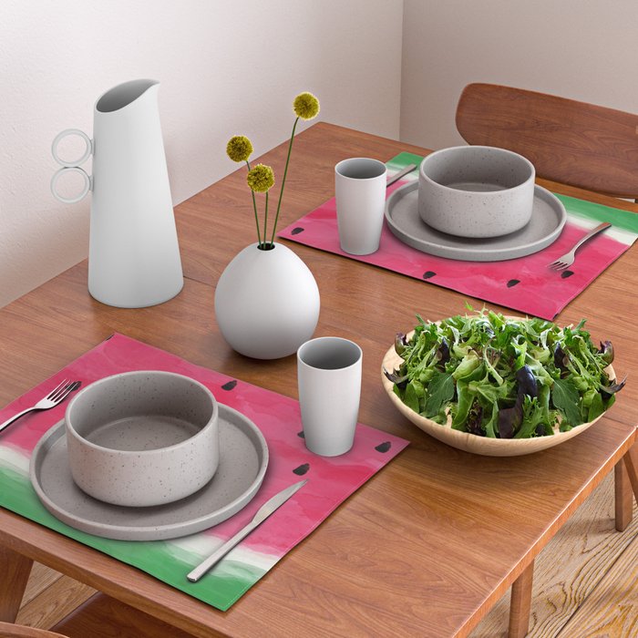 Watermelon Abstract Placemat Gallery Image 2