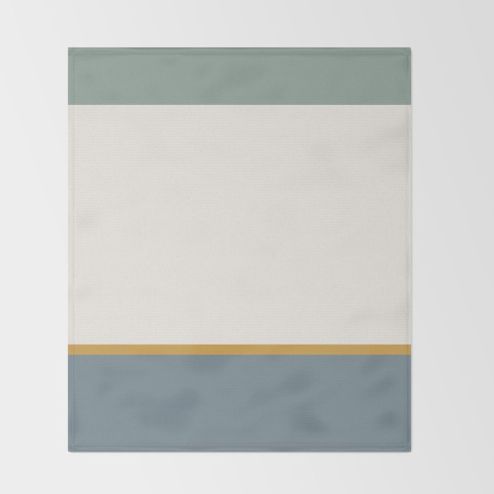 Contemporary Color Block XXXII Throw Blanket Gallery Image 2