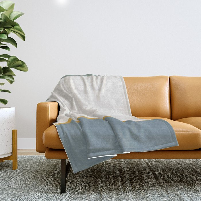 Contemporary Color Block XXXII Throw Blanket Gallery Image 1
