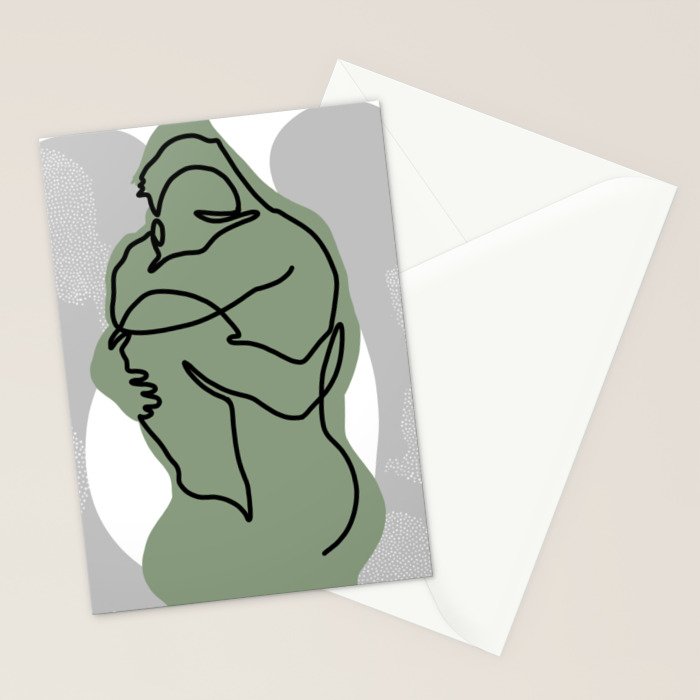NOODDOOD Lines 15 Stationery Card Gallery Image 2