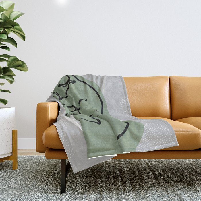 NOODDOOD Lines 15 Throw Blanket Gallery Image 1