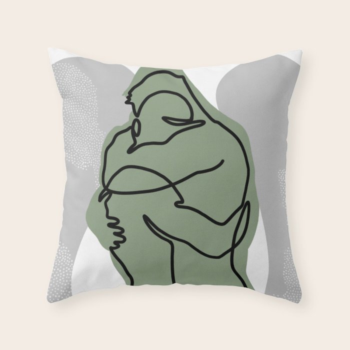 NOODDOOD Lines 15 Throw Pillow Gallery Image 6