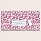 Pink Tropical Bliss Desk Mat Gallery Image 1