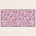 Pink Tropical Bliss Desk Mat Gallery Image 3
