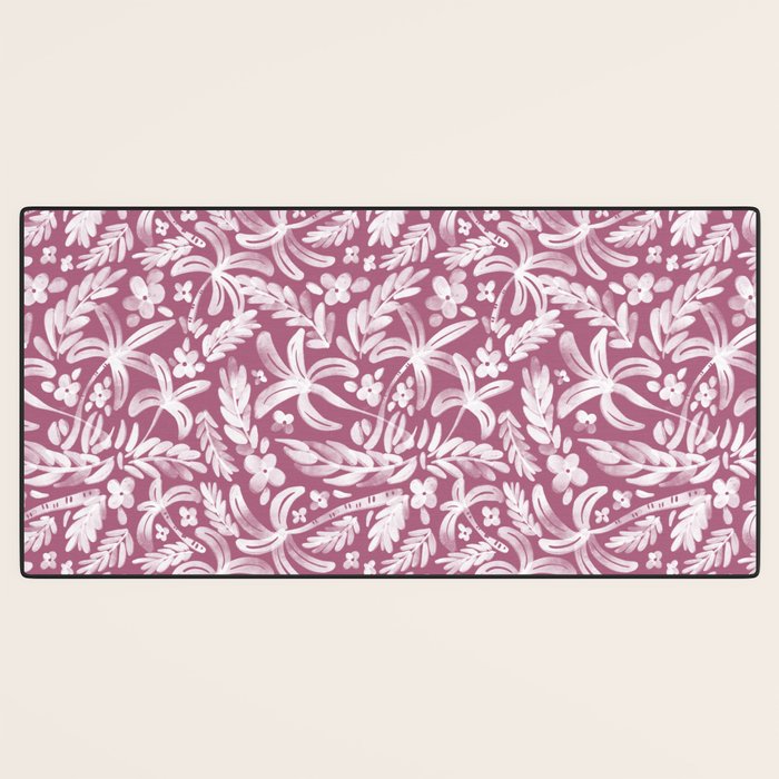 Pink Tropical Bliss Desk Mat Gallery Image 3