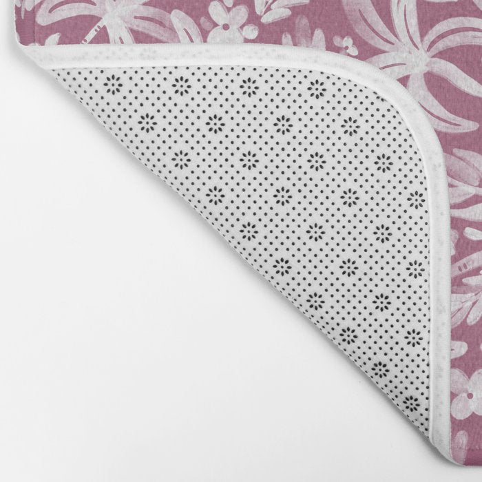 Pink Tropical Bliss Bath Mat Gallery Image 2
