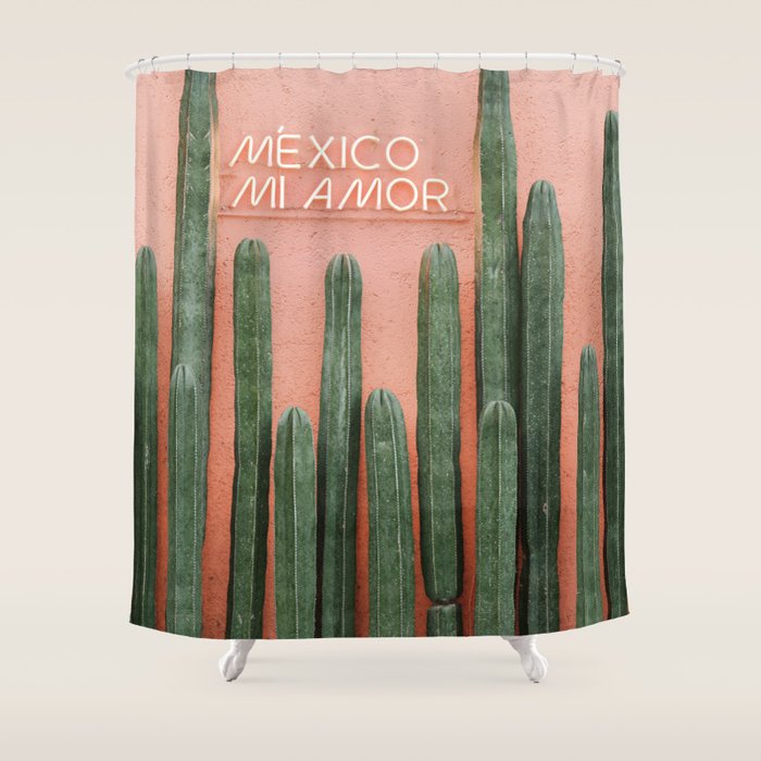 Mexico Mi Amor Shower Curtain Gallery Image 1