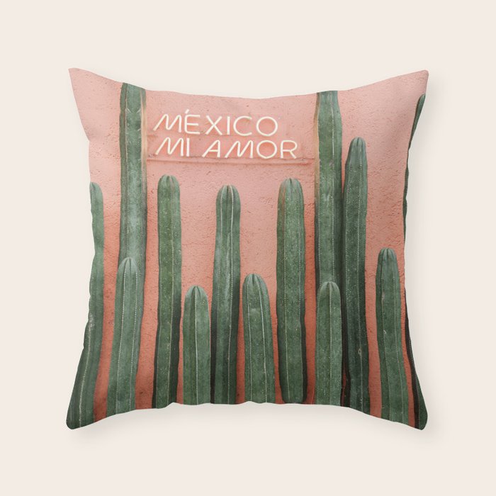 Mexico Mi Amor Throw Pillow Gallery Image 6