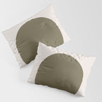 Arch (Olive & Cream) Pillow Sham Gallery Image 3