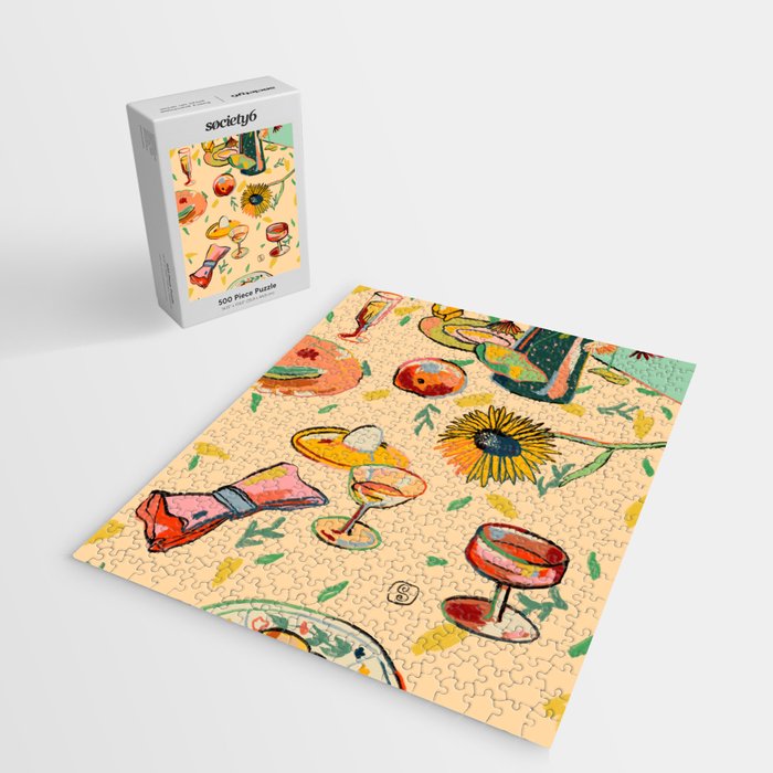 COCKTAILS IN THE GARDEN Jigsaw Puzzle Gallery Image 2