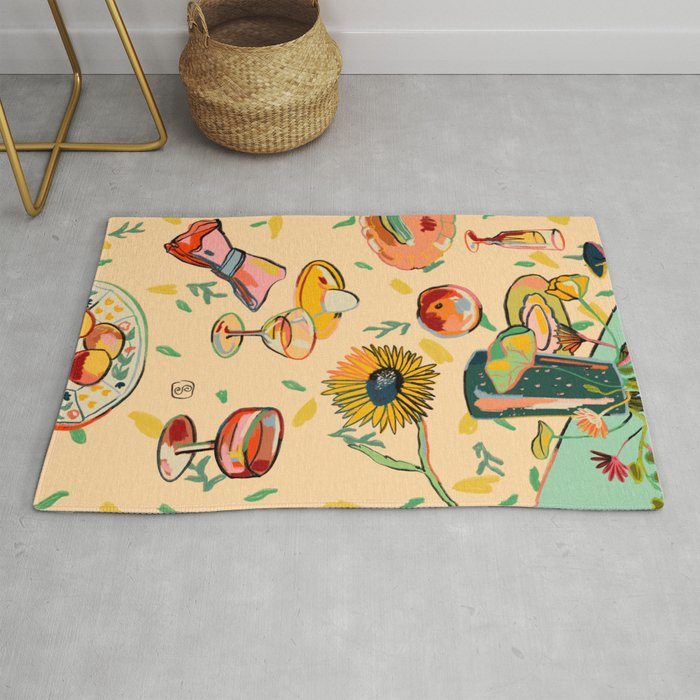 COCKTAILS IN THE GARDEN Rug Gallery Image 1