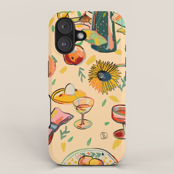 COCKTAILS IN THE GARDEN iPhone Case Gallery Image 1