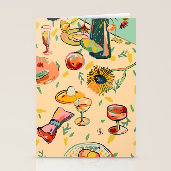 COCKTAILS IN THE GARDEN Stationery Card Gallery Image 2