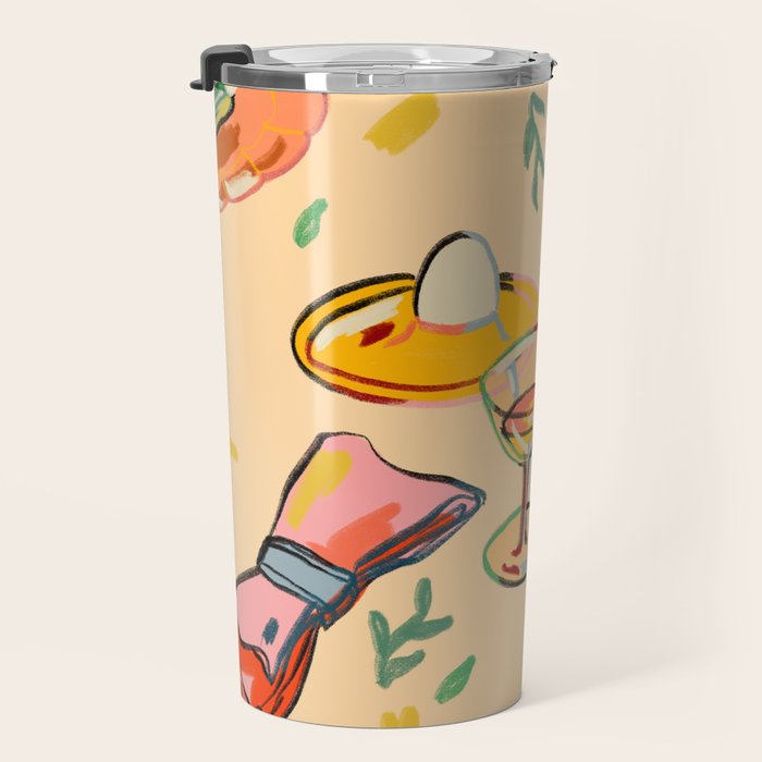COCKTAILS IN THE GARDEN Travel Mug Gallery Image 3