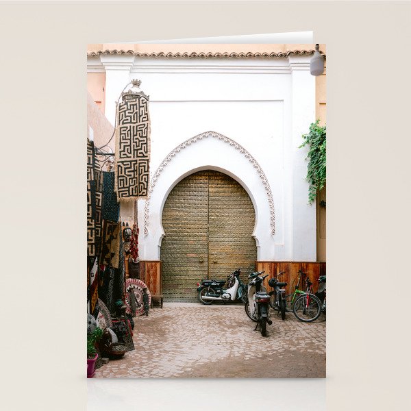 Medina of Marrakech | Morocco Travel Photography Stationery Card Gallery Image 2