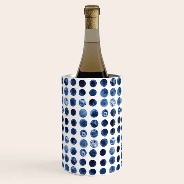 Blueberries | Watercolour Pattern Wine Chiller Gallery Image 1