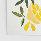 Lemon Blooms on White Poster Gallery Image 3
