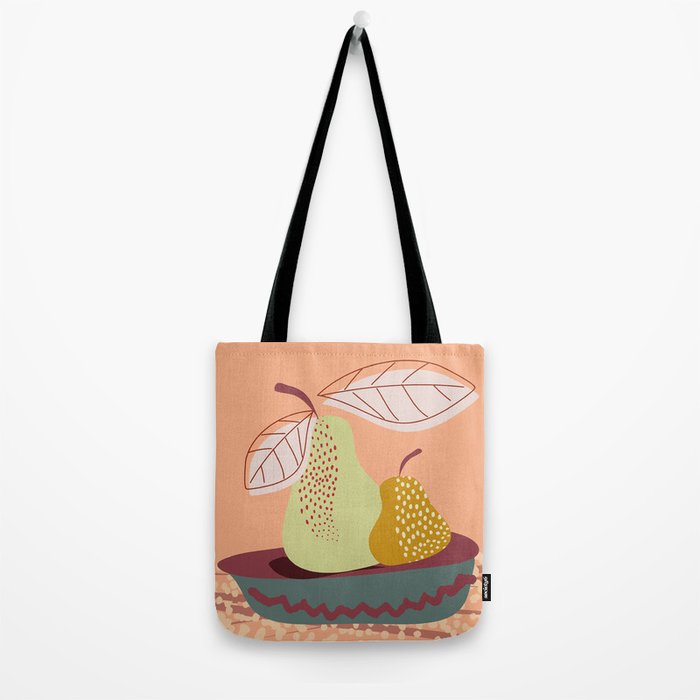 Pears abstract still life Tote Bag Gallery Image 2