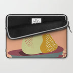 Pears abstract still life Laptop Sleeve Gallery Image 2