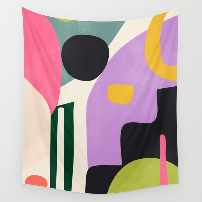 Modern Abstract Art 83 Wall Tapestry Gallery Image 1
