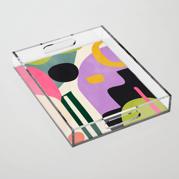 Modern Abstract Art 83 Acrylic Tray Gallery Image 1