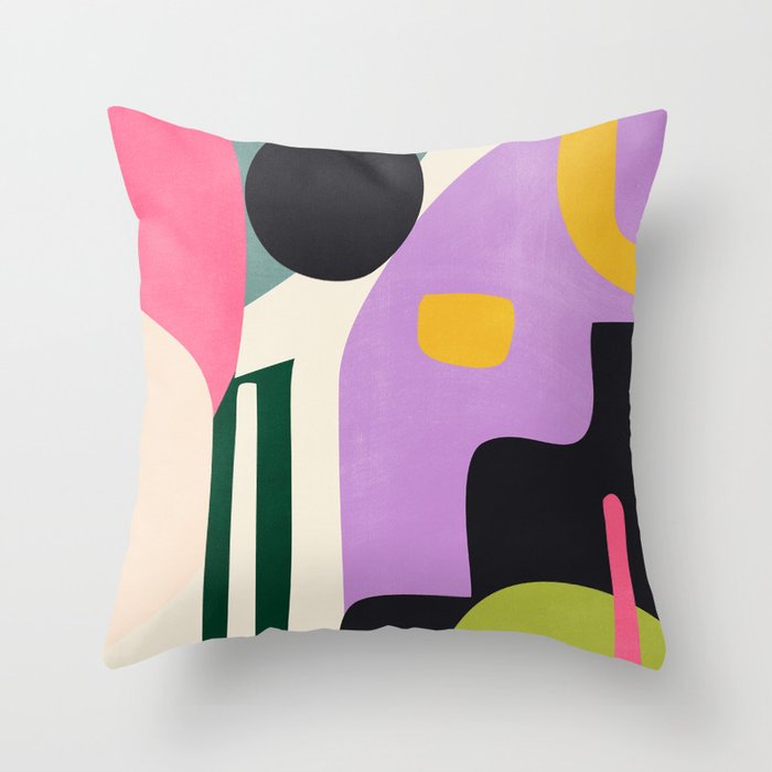 Modern Abstract Art 83 Throw Pillow Gallery Image 6