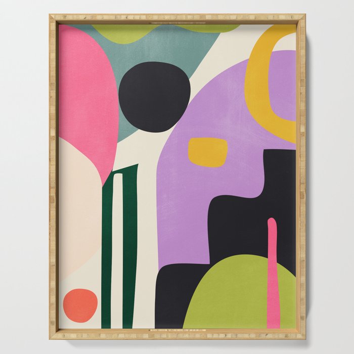 Modern Abstract Art 83 Serving Tray Gallery Image 1