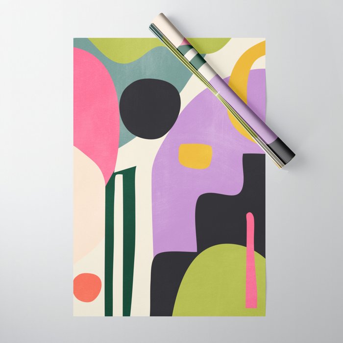Modern Abstract Art 83 Wrapping Paper Gallery Image 1