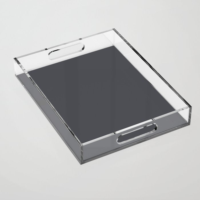 Charcoal Grey Acrylic Tray Gallery Image 1
